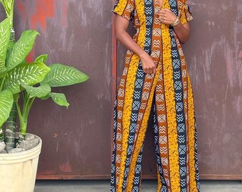 Bogolan ankara jumpsuit