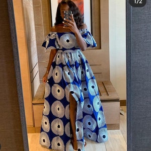 Ankara Maxi Dress