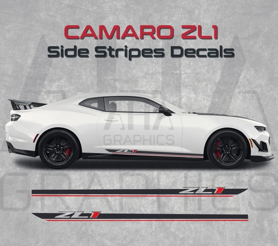 Chevrolet Camaro ZL1 Side Stripes Decals Camaro ZL1 Side | Etsy