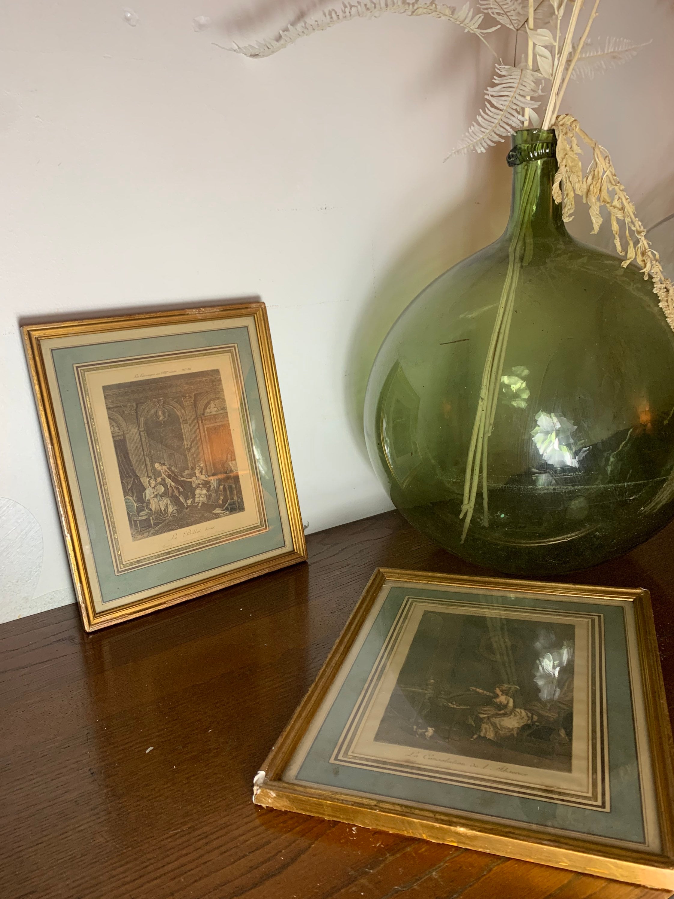 Vintage Antique French Photo Frame Golden Wood Frame Etsy