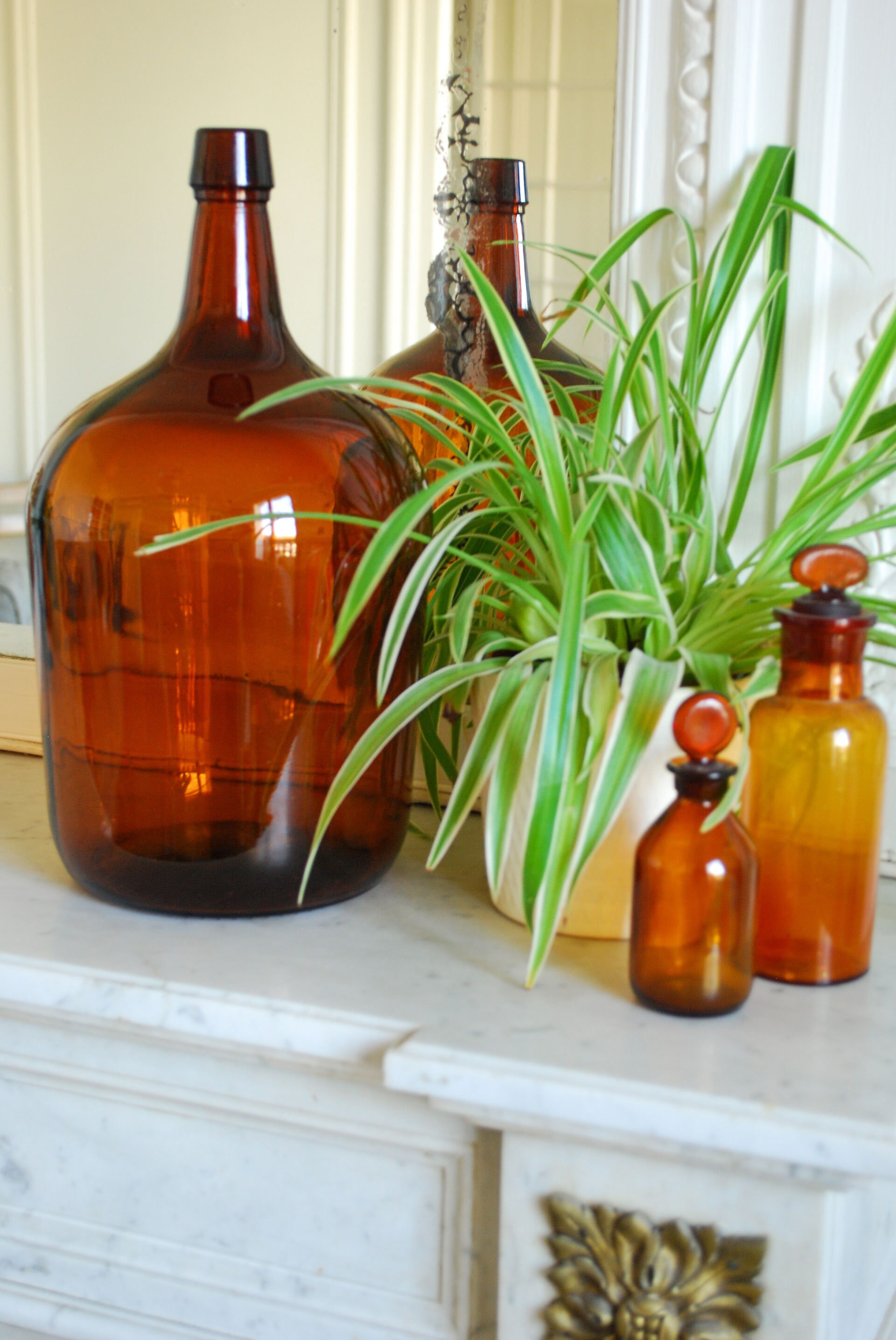 Home & Living Dame Jeanne amber 5L 1960s antique vase interior