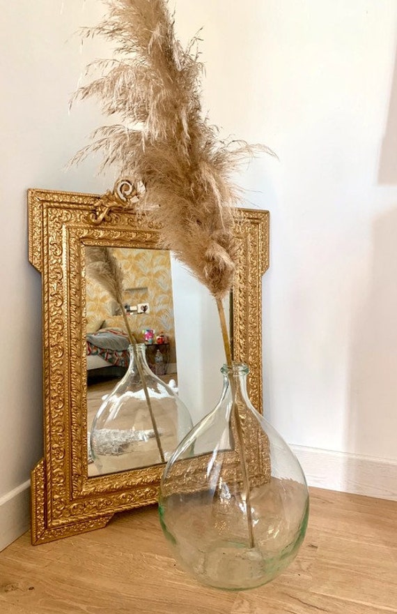 Dame Jeanne Transparent 5L Ancien 1860S