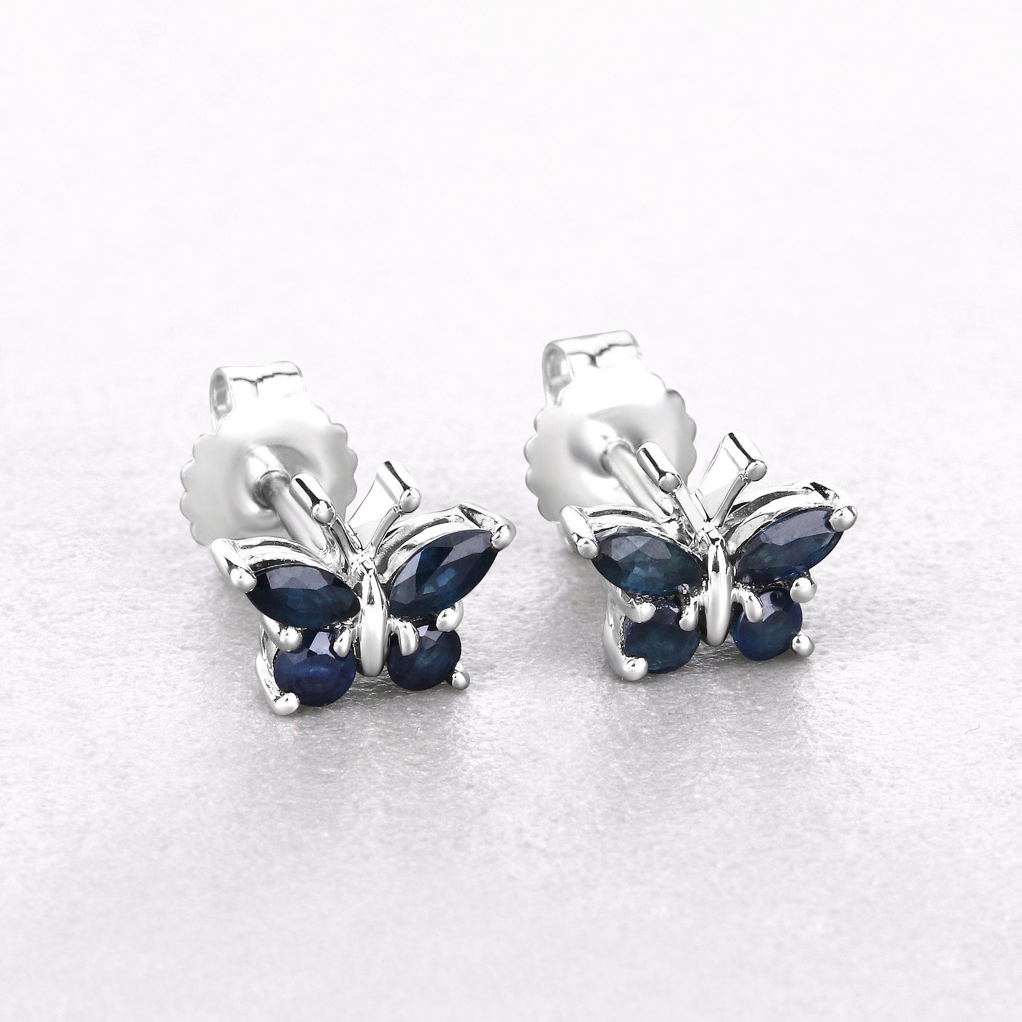 ALIITA 片耳ピアス LIBELULA ENAMEL ZAFIRO AZUL EARRING Libelula Enamel Zafiro Azul Gold Necklace - ALIITA