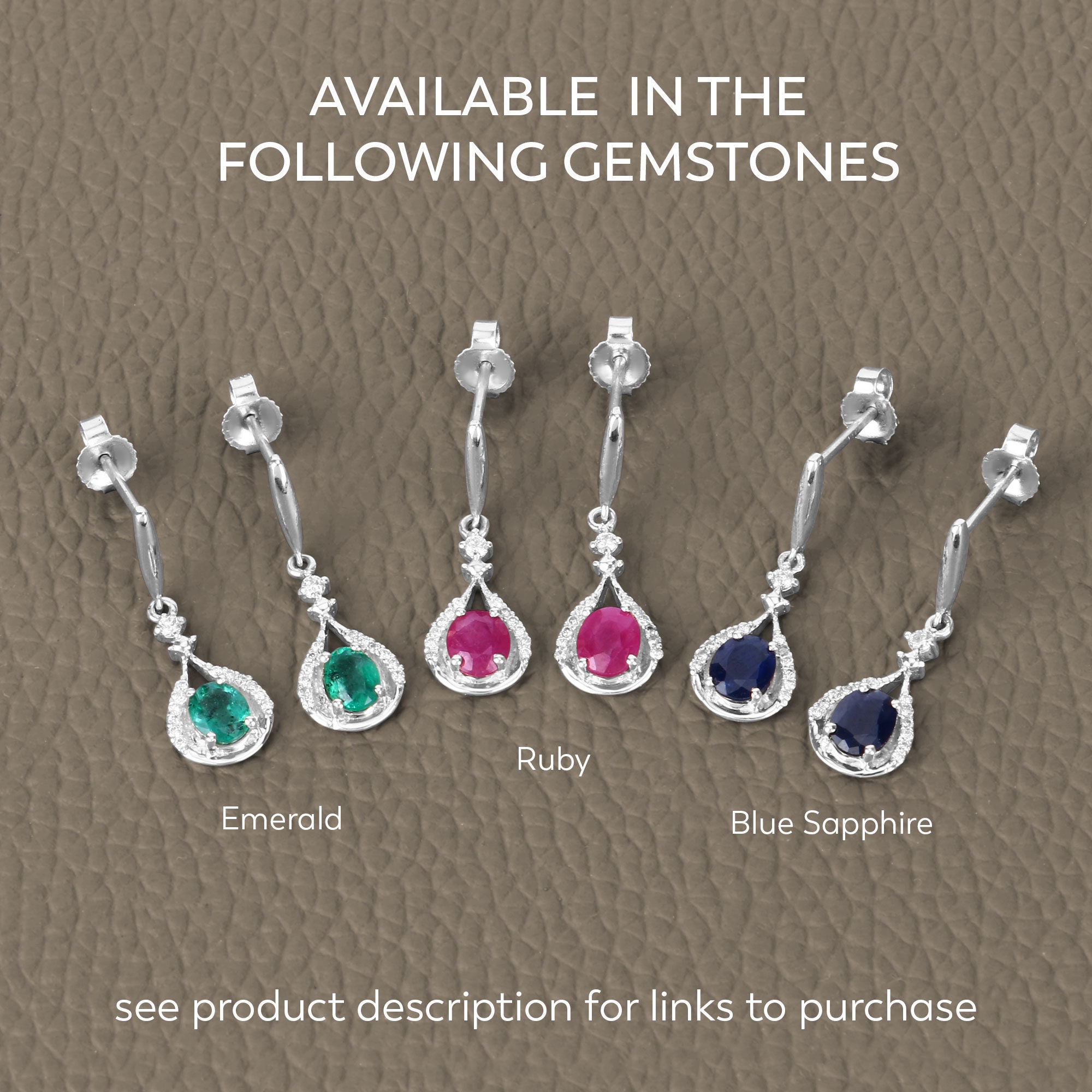 K18WG ルビー ダイヤピアス natural ruby dia earrin Natural Ruby Earrings 1/6 ct tw Diamonds 10K White Gold | Kay
