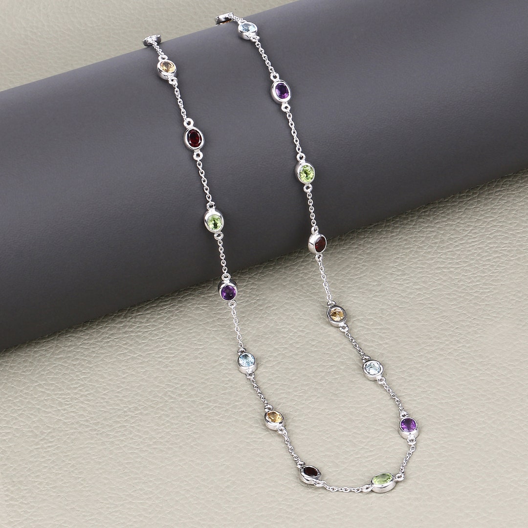 【STONEHENgE】Polaris〜Silver Two Lines Necklace SA24A83P Designer fashion, Seoul-fully created | W Concept
