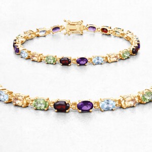 TUDOR STONE BRACELET IRIDESCENT MULTI-STONE