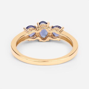 Natural Tanzanite Gemstone 925 Solid Sterling Silver Jewelry Ring Size 5.5 z2q13