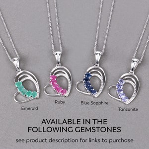 Devil Heart Pendant Necklace Simulated Blue Sapphire in 925 Sterling Silver