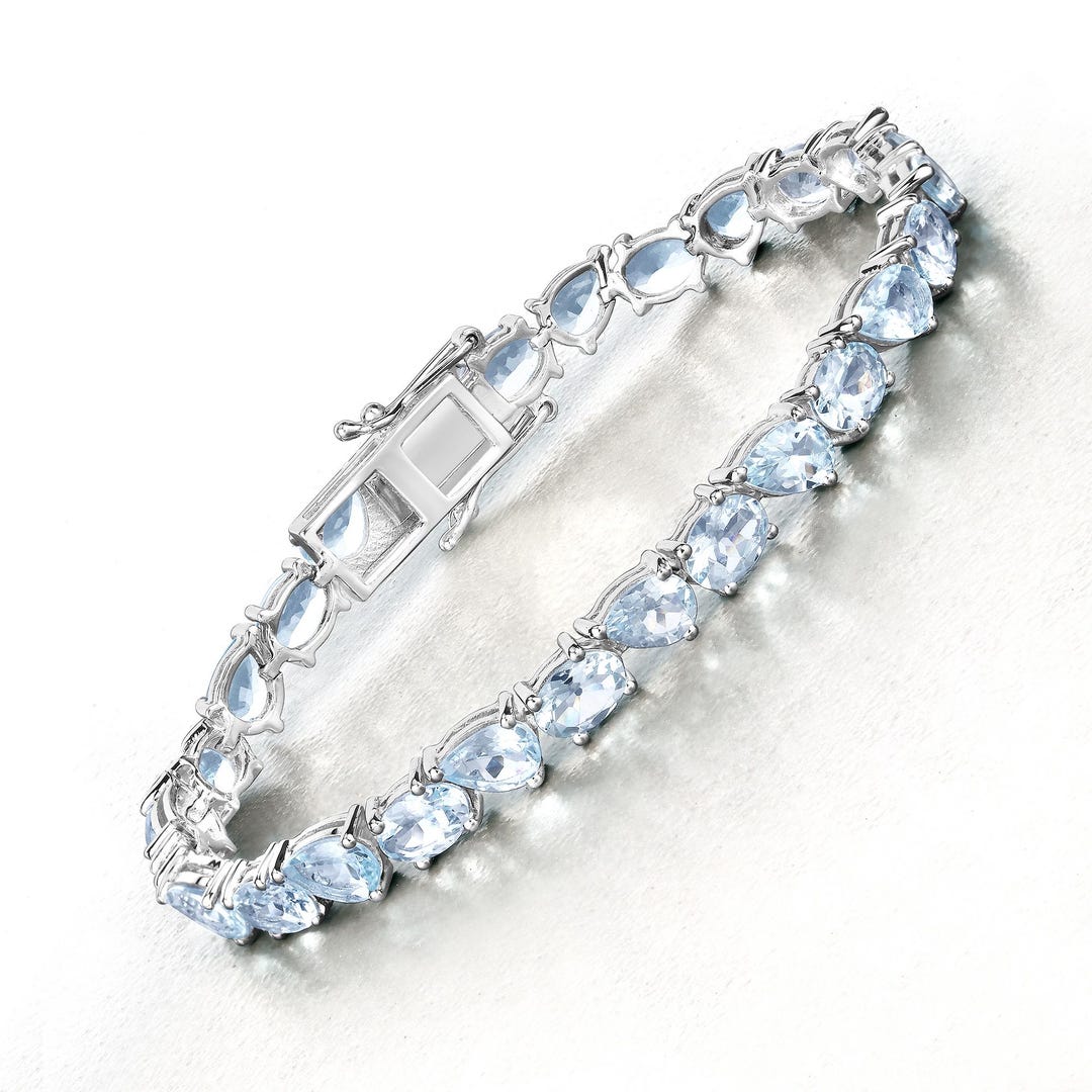 Laguna Stone Bracelet Aquamarine