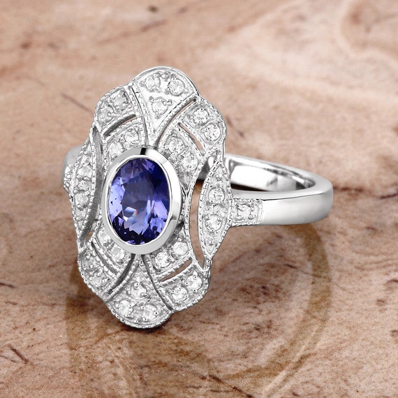 Genuine tanzanite best sale ring