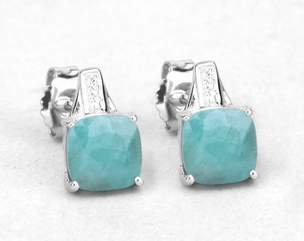 Emerald Earrings, Real Emerald Earrings, Natural Emerald Earrings Studs, Emerald Earrings Silver, Emerald Earrings Studs, May Birthstone