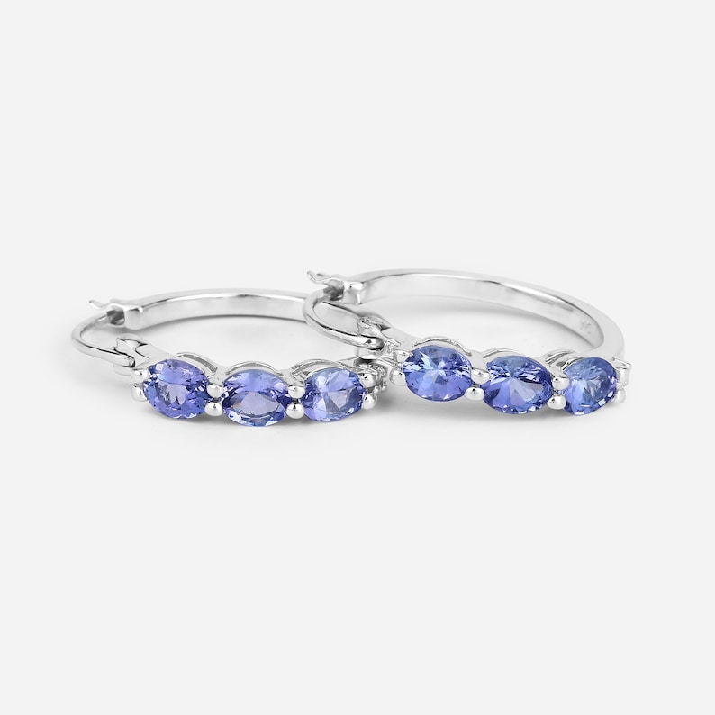 tanzanite earrings etsy
