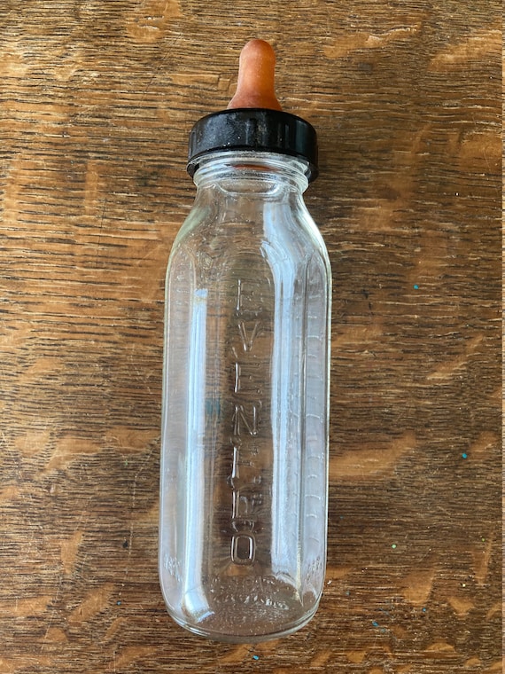 Vintage 50 s BABY BOTTLES One Small One Regular Etsy UK