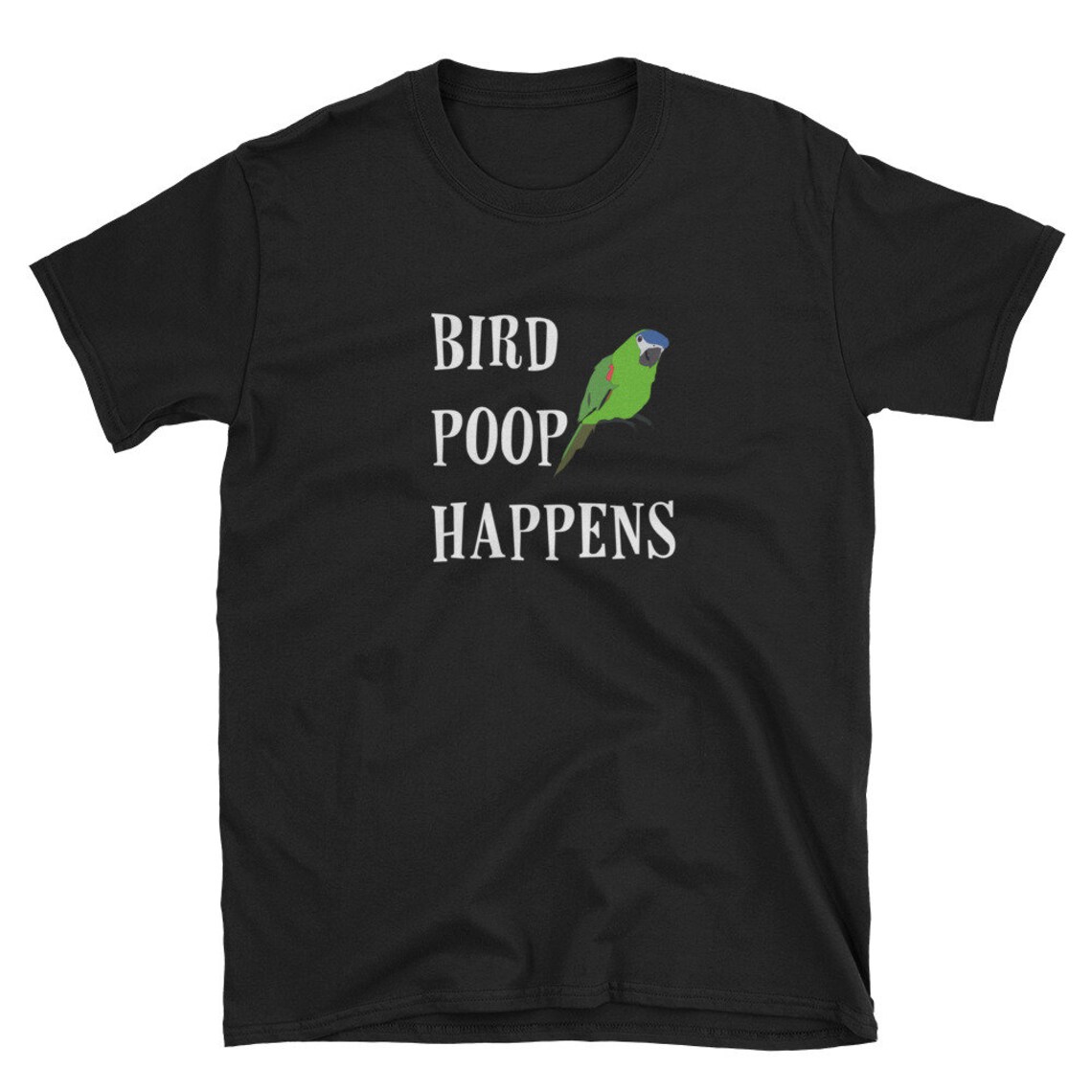 Bird poop happens TShirt funny bird t graphic tshirt Etsy