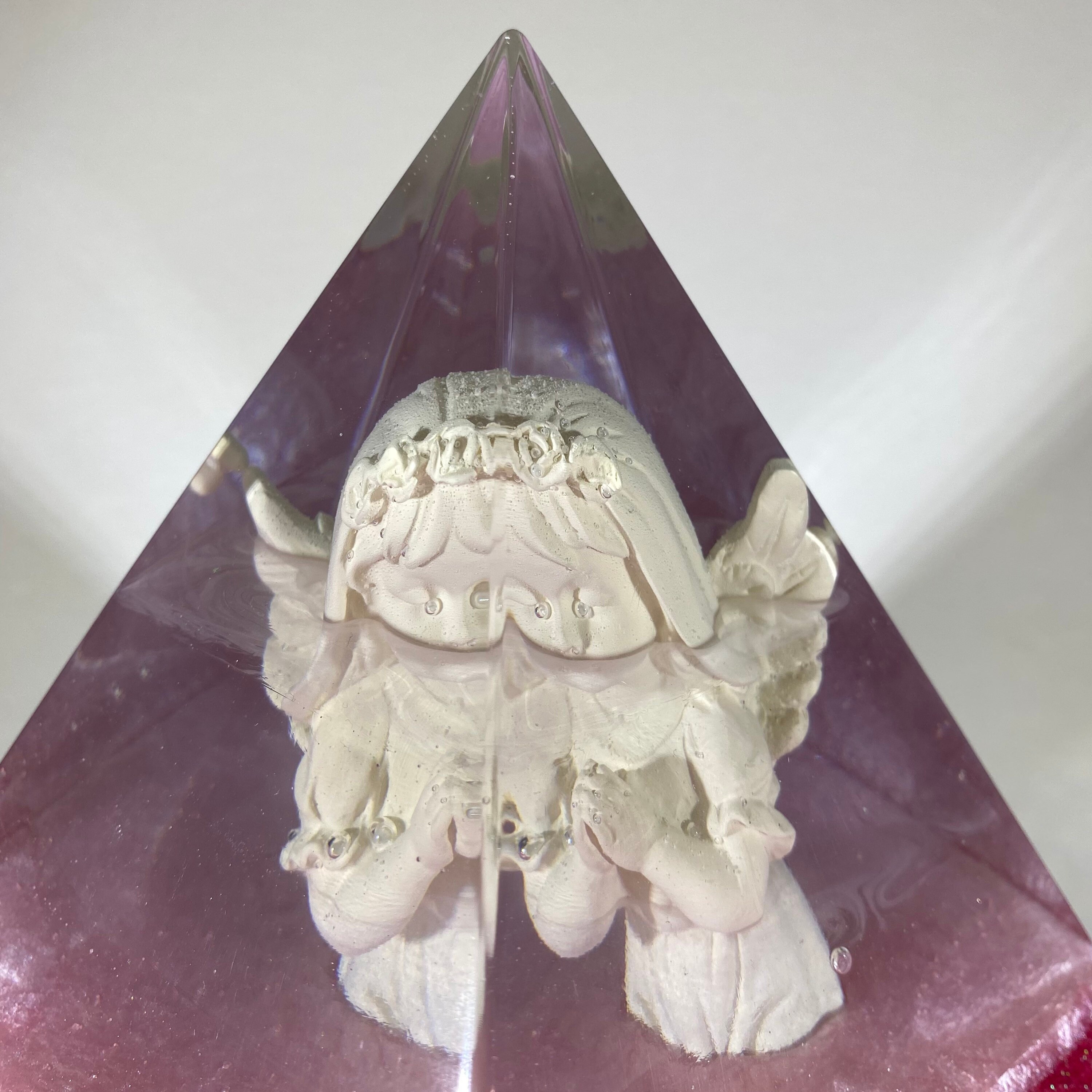 Pink Girl Angel Pyramid, Resin Pyramid, Home Decor - Etsy