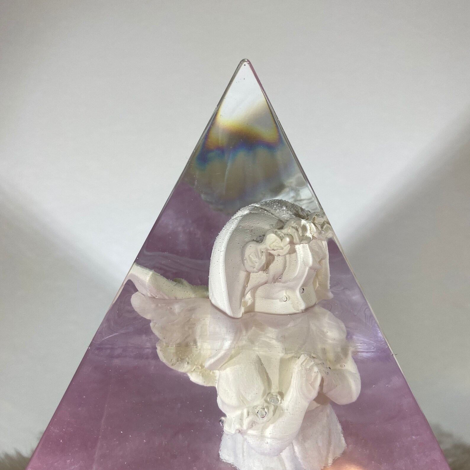 Pink Girl Angel Pyramid, Resin Pyramid, Home Decor - Etsy