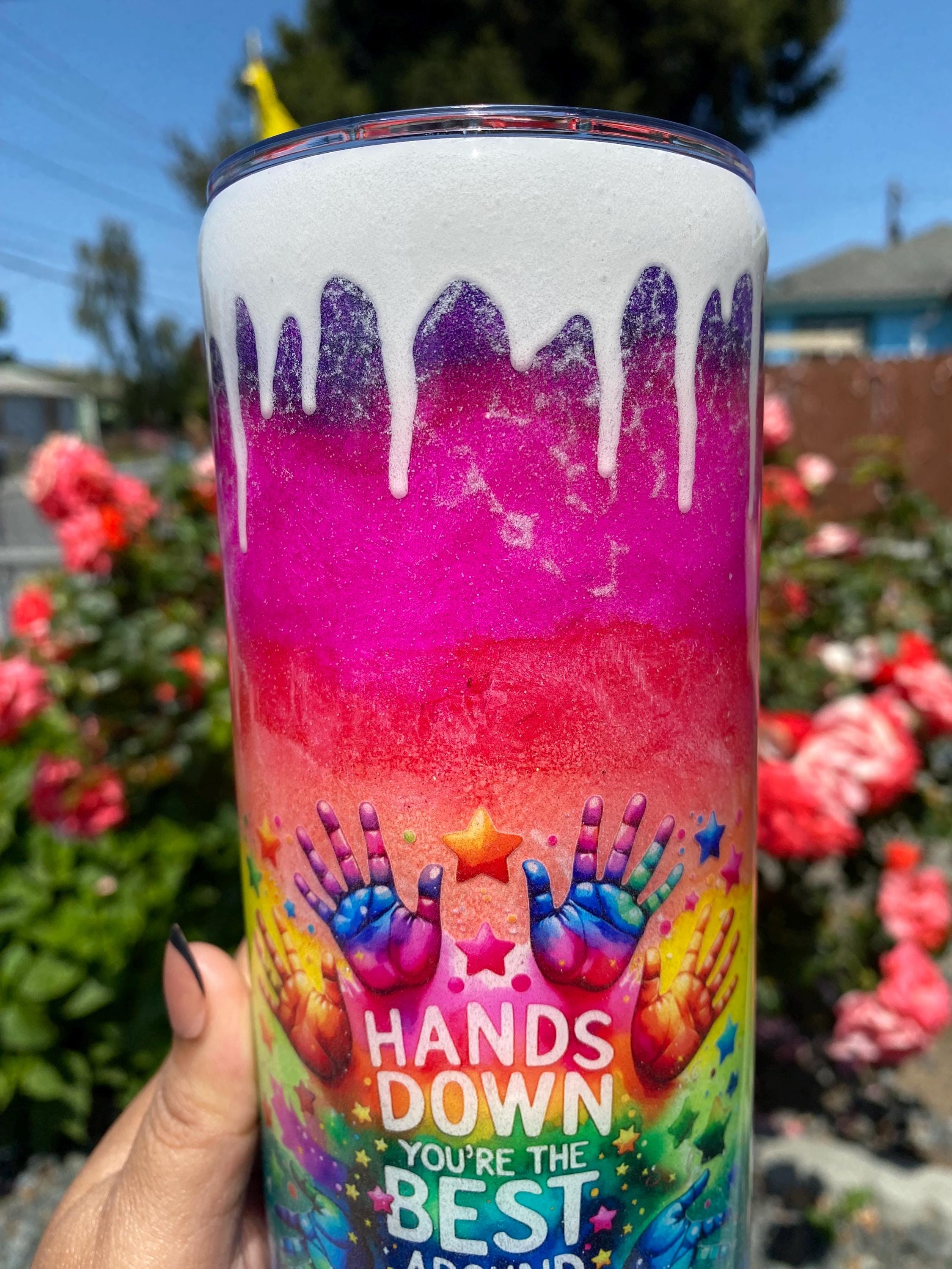 Alcohol Ink Stainless Steel Tumbler, 30oz Skinny Tumbler - Etsy