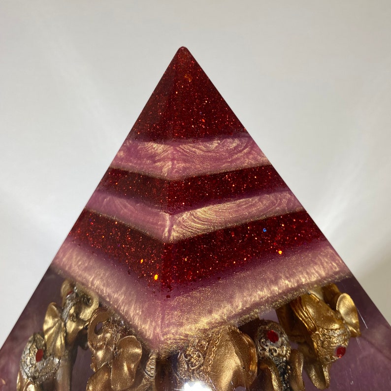 Elephant Pyramid Resin Pyramid Home Decor Etsy