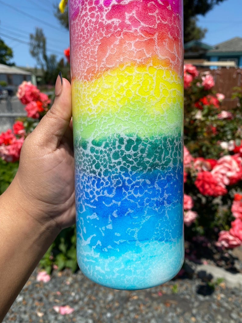 Alcohol Ink Stainless Steel Tumbler, 30oz Skinny Tumbler - Etsy