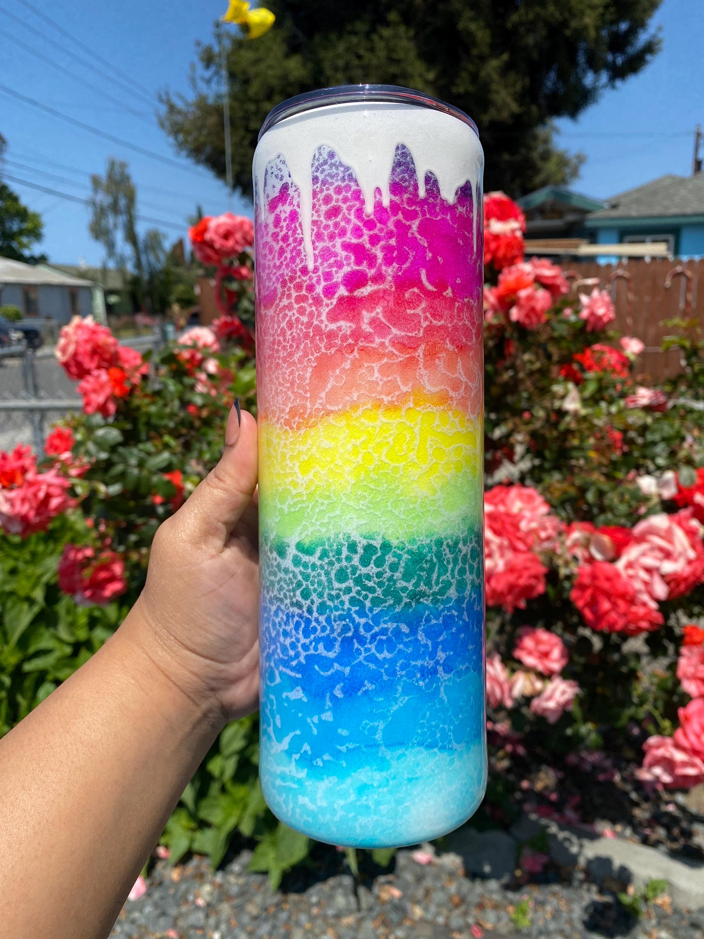 Alcohol Ink Stainless Steel Tumbler, 30oz Skinny Tumbler - Etsy