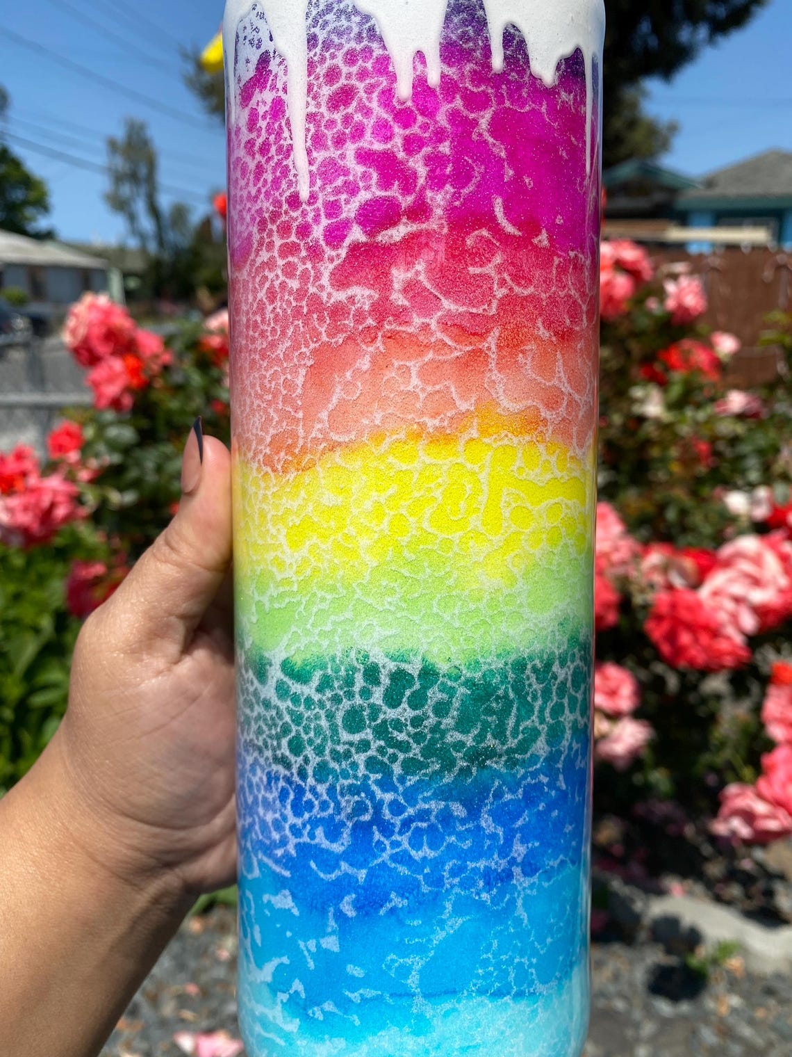 Alcohol Ink Stainless Steel Tumbler, 30oz Skinny Tumbler - Etsy
