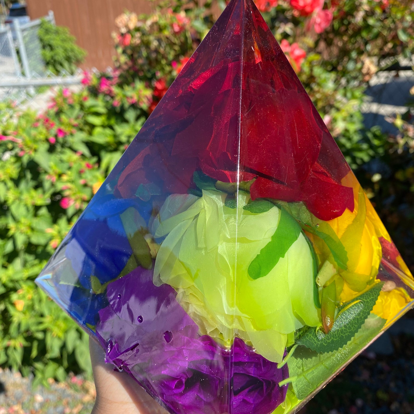 Rainbow Inspired Pyramid - Etsy