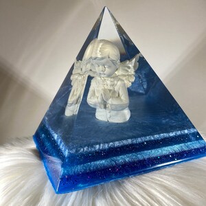 Blue Boy Angel Pyramid, Resin Pyramid, Home Decor - Etsy