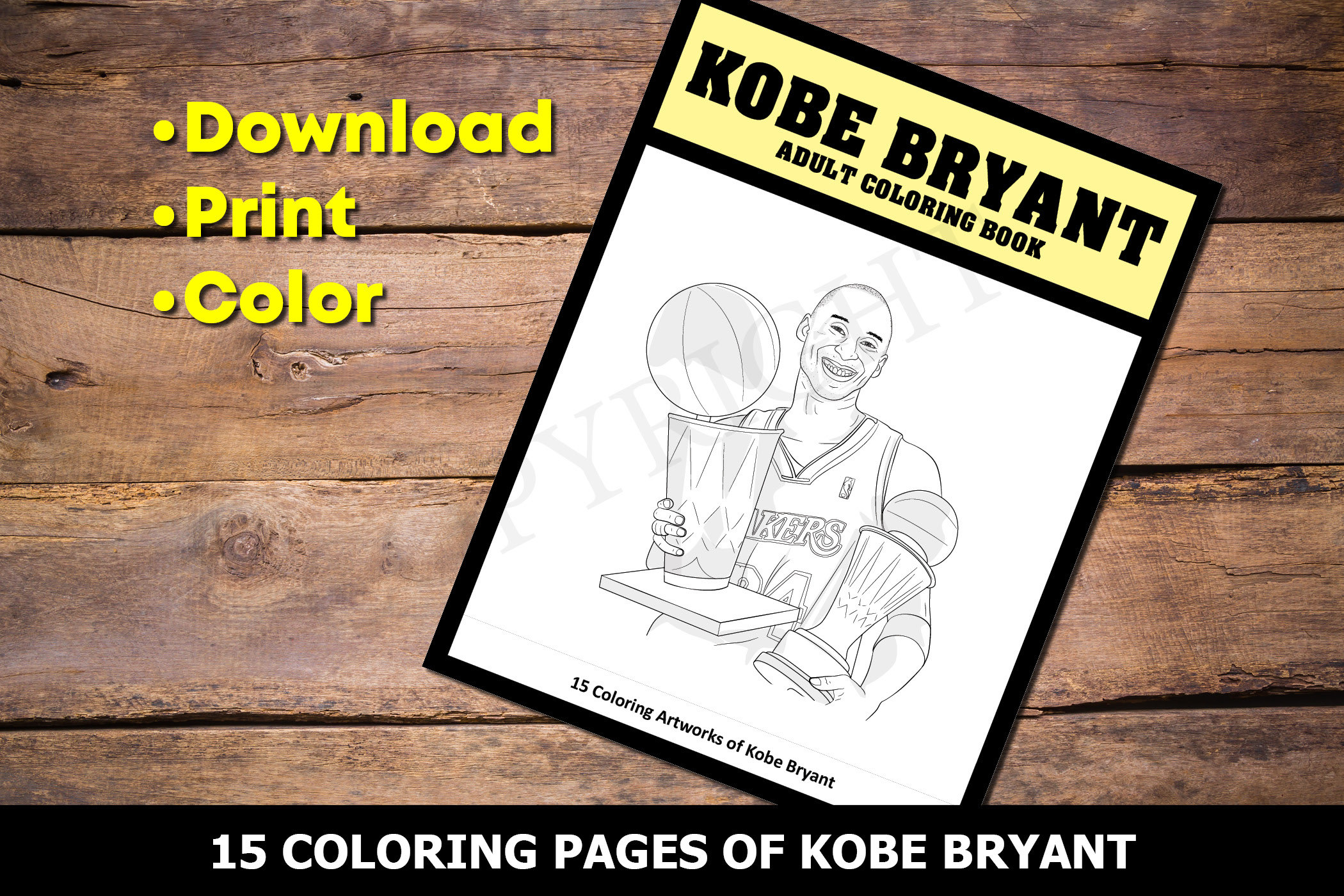 Kobe Bryant Coloring Pages To Print