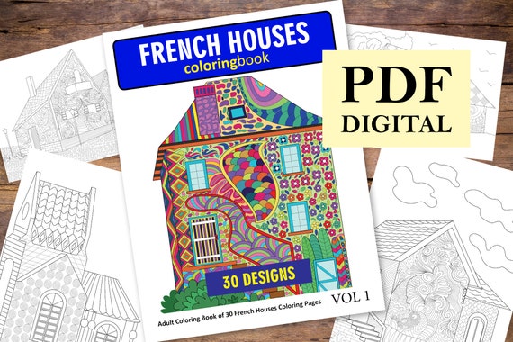 80 Houses Coloring Book Pdf HD