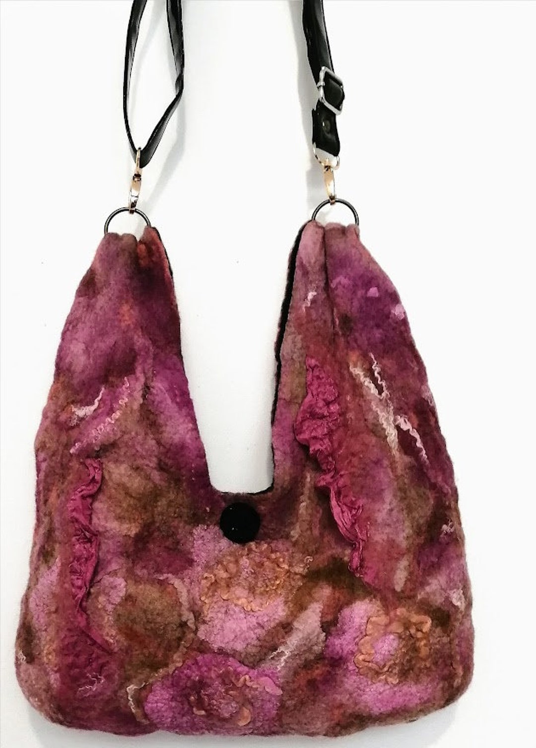 Felted Wool Bags Handmade Color Wool Bag Handmade Felted Color Bag Felt