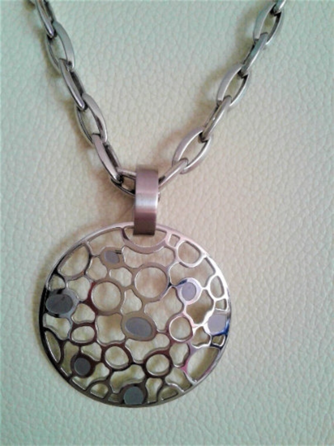 energy necklace stainless steel pendant with Etsy