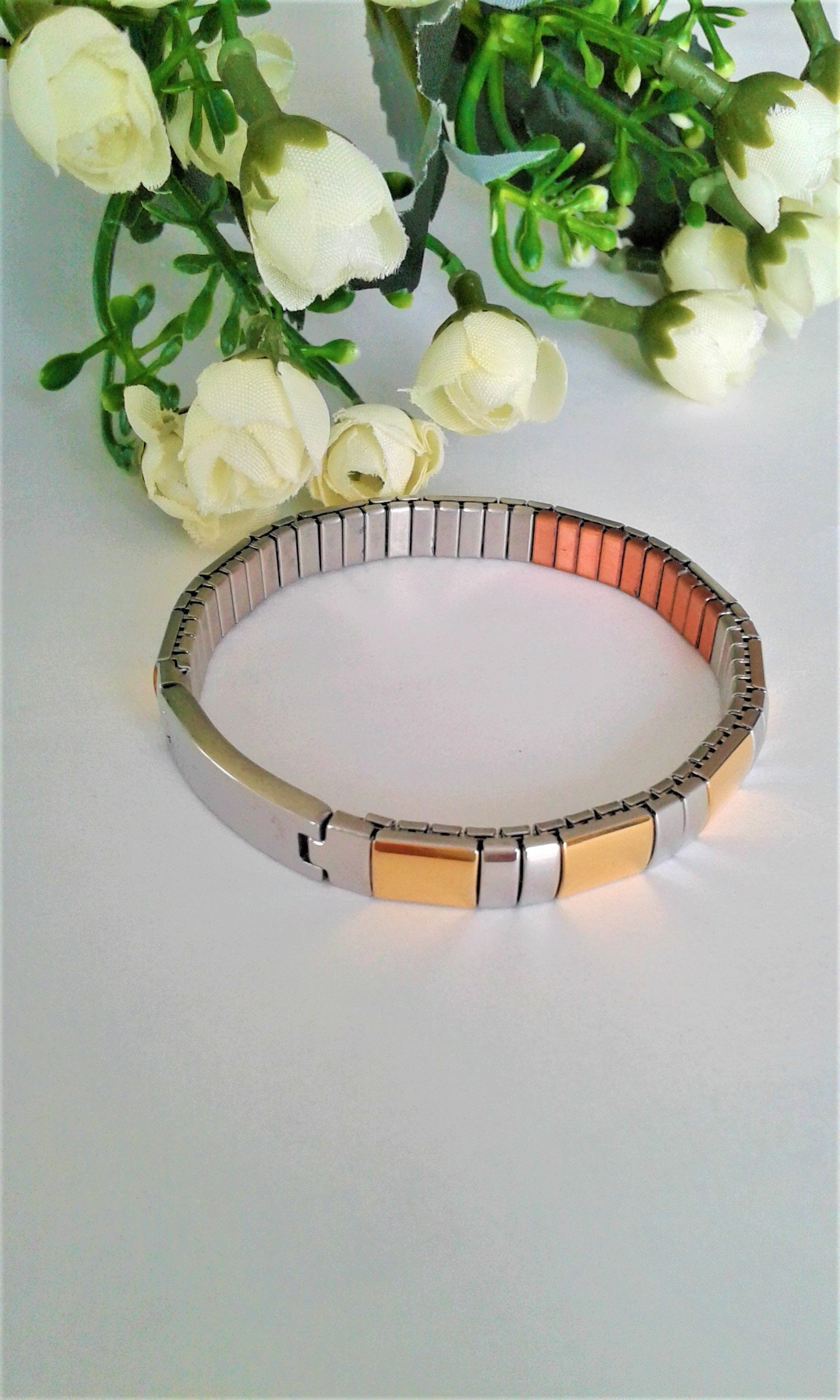 Copper energy balance bracelet elastic Etsy