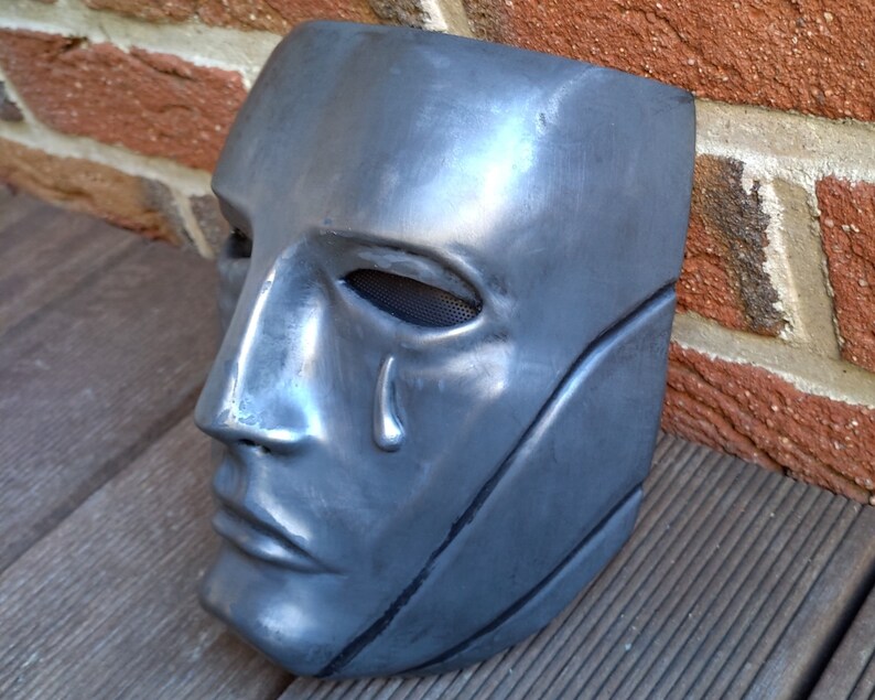 Janissary Mask / Crying Iron Metal Mask Etsy