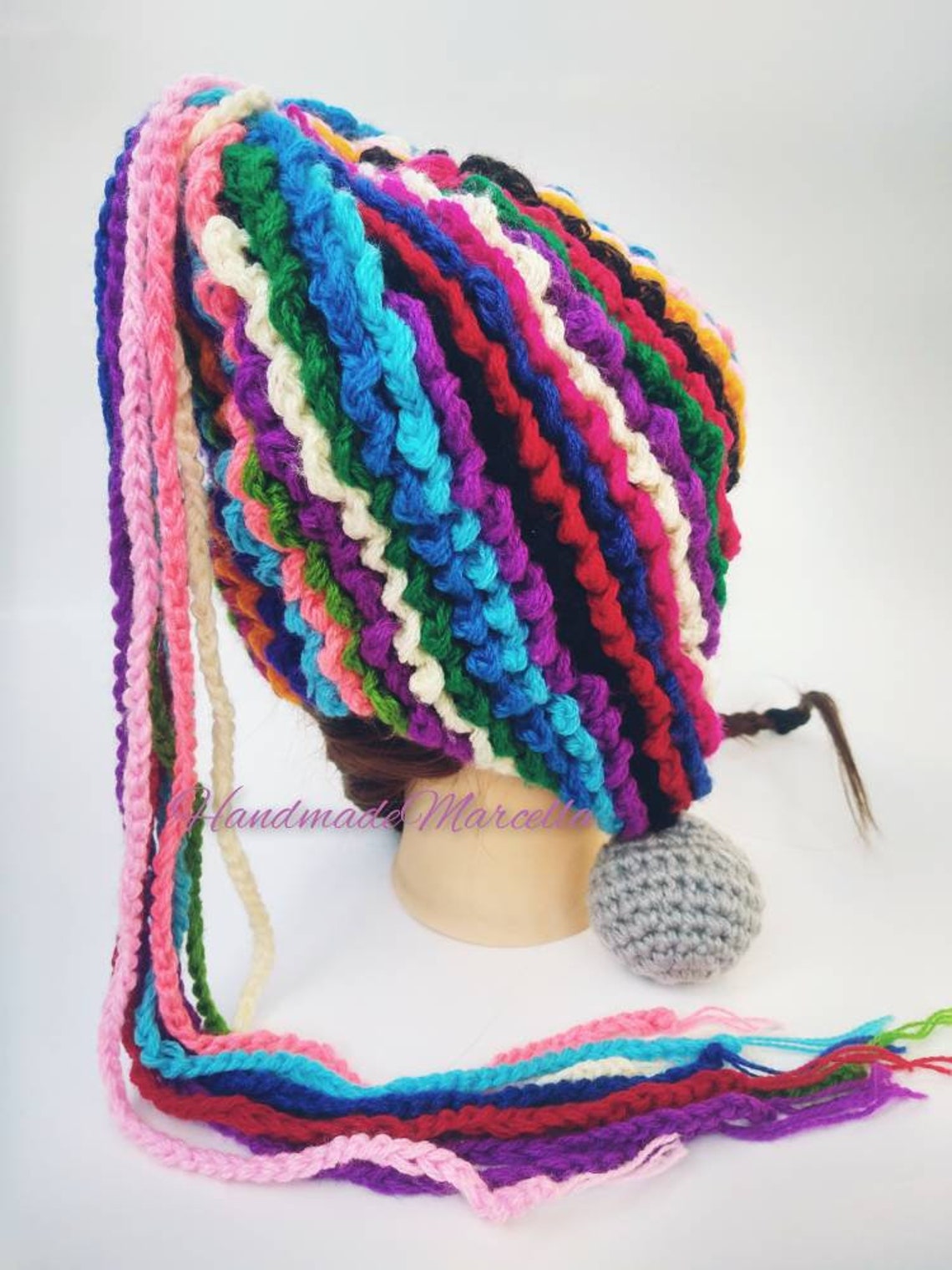 Peruvian Winter Hat Alpaca Wool Hat Knitted Hat Peru Etsy