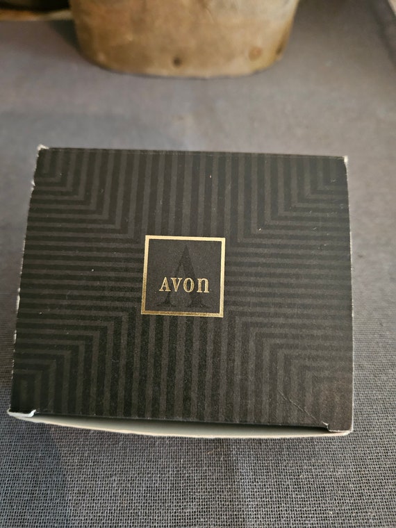Vintage 80s Avon set gold tone brooch pin & post … - image 5