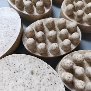 Vanilla Latte Coffee Scrub Soap Bar essential oils natural massage bar