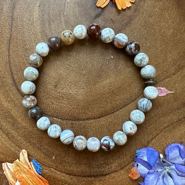 Laguna Lace Agate Bracelet