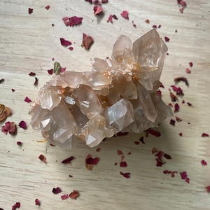 Pink Lemurian Quartz from Brazil NEW FIND Pink Shadow
