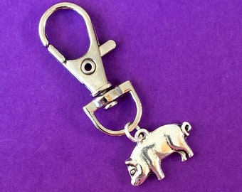 Pig bag charm