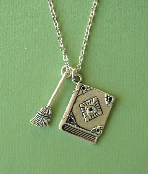 Charms for Bracelets and Necklaces Broom Charm With Lobster Claw Clasp