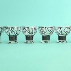 Vintage Black/gold Drinking Glasses - Etsy