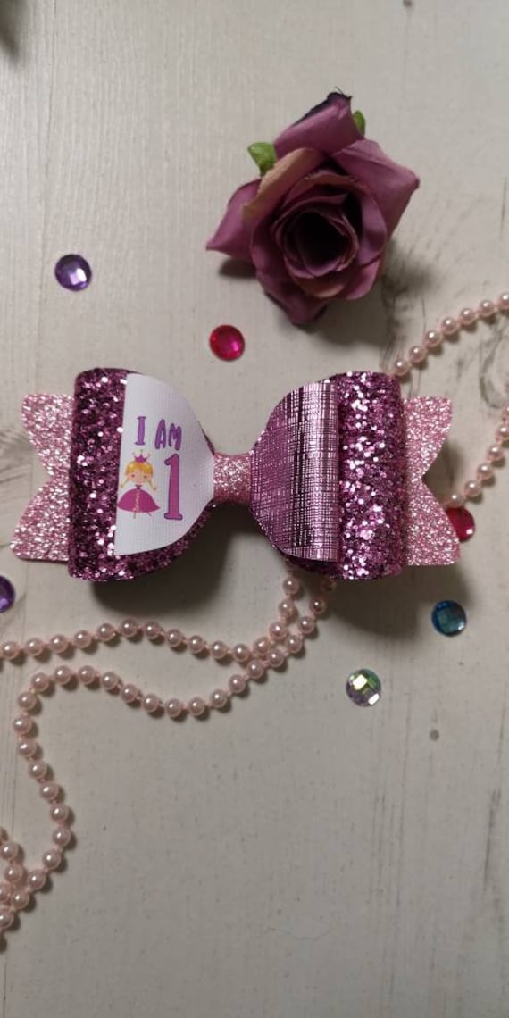 Sweet dreams glitter bow Bridesmaid gift birthday gift hair accessories sparkly hair bow gift for girls Party bow Christening gift