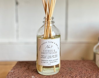 Reed Diffusers, Reed Diffuser, Home fragrance, Flameless Candle, Wood Reeds, Diffuser, Phthalate Free Diffuser, Non Toxic Reed Diffuser