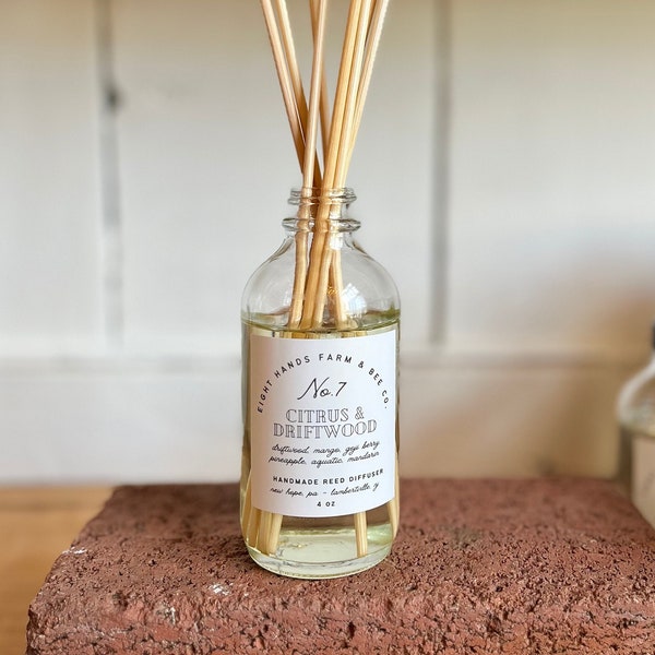 Reed Diffusers, Reed Diffuser, Home fragrance, Flameless Candle, Wood Reeds, Diffuser, Phthalate Free Diffuser, Non Toxic Reed Diffuser