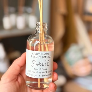 Reed Diffusers, Reed Diffuser, Home fragrance, Flameless Candle, Wood Reeds, Diffuser, Phthalate Free Diffuser, Non Toxic Reed Diffuser image 2