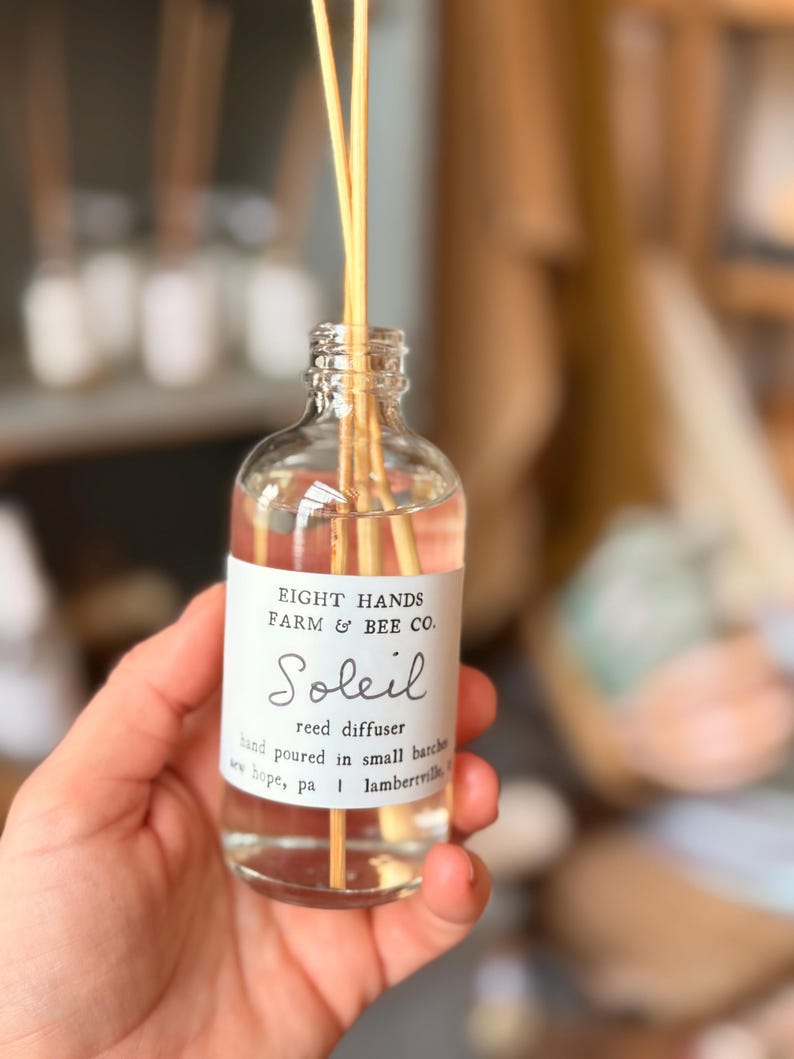 Reed Diffusers, Reed Diffuser, Home fragrance, Flameless Candle, Wood Reeds, Diffuser, Phthalate Free Diffuser, Non Toxic Reed Diffuser image 2