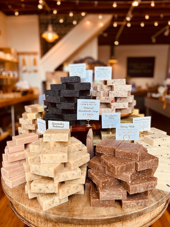 Soap, Natural Soap, Handmade Soap, Handcrafted Soap, Farmhouse Soap, Honey Soap, Oatmeal Soap, Bar soap, Exfoliating soap, Soap