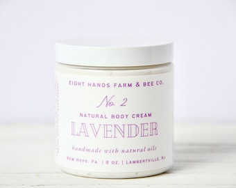 Lotion-Lavender Natural Body Lotion, Natural Body Cream, Natural Skincare, Skincare, Body Lotion, Non-Toxic Skincare, Essential Oil Lotion