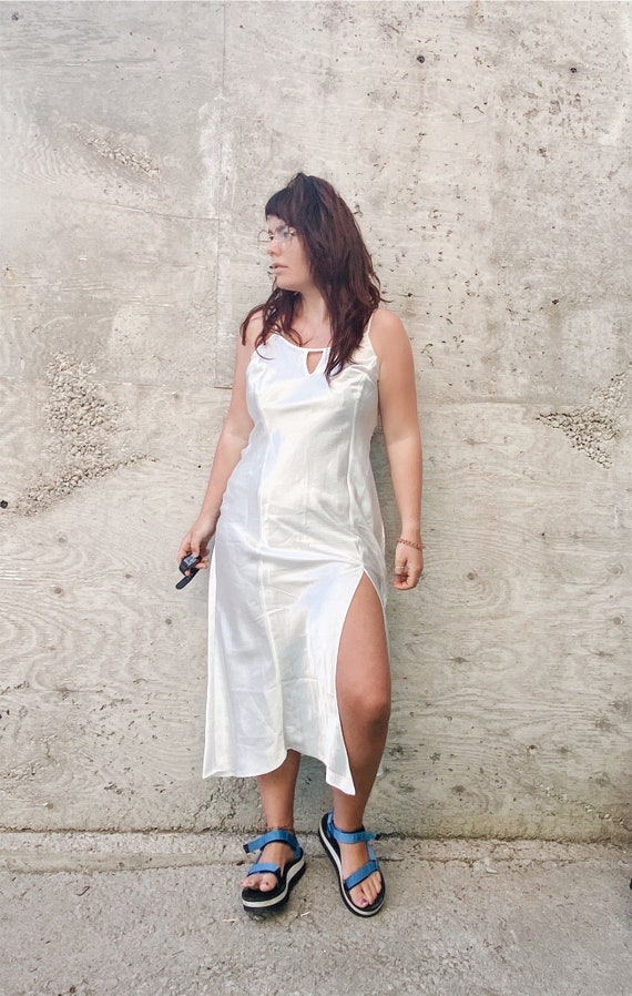Vintage Slip Dress / Slip Dress / Silk Slip Dress