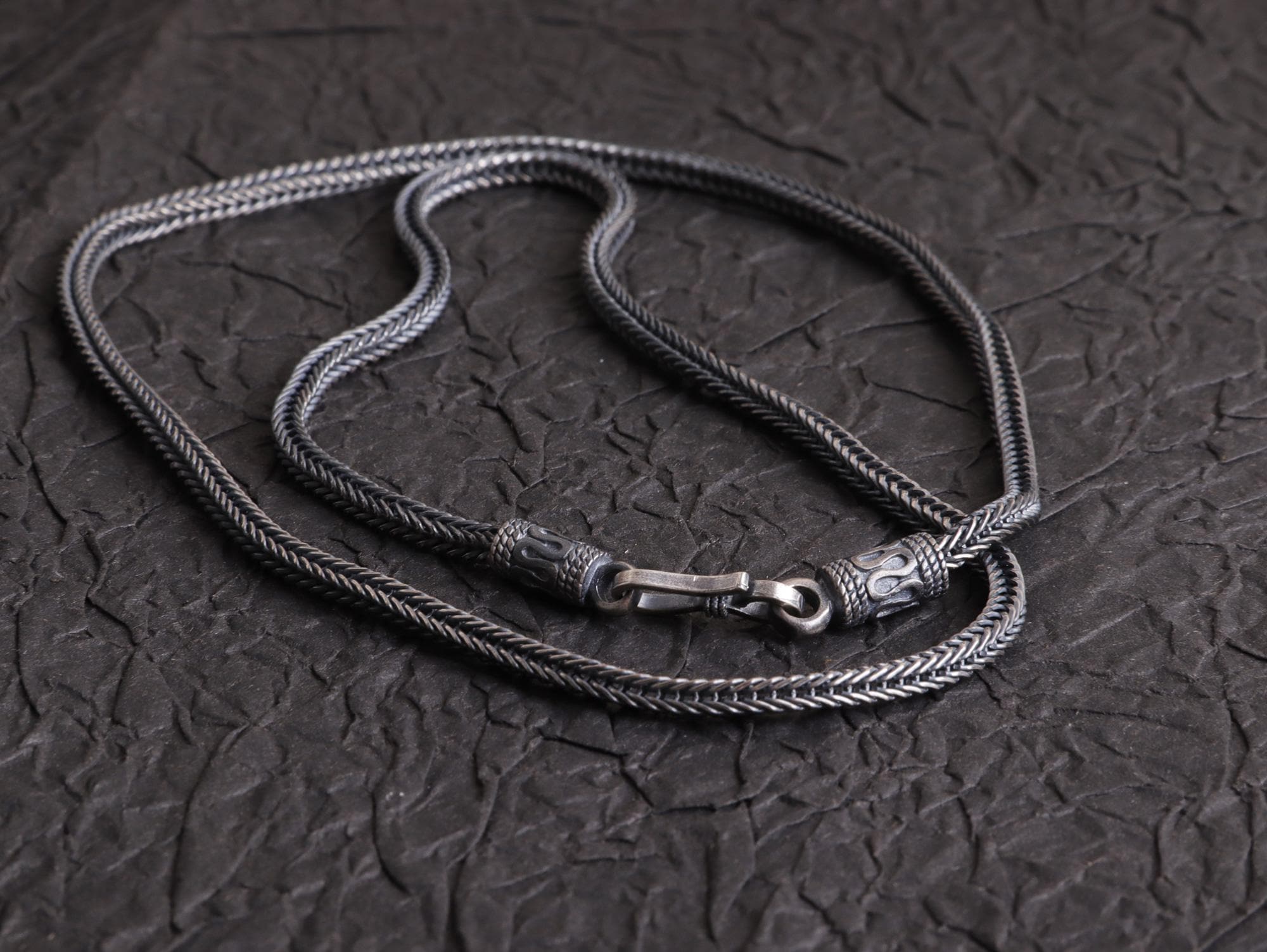 Collana Vichinga Uomo Donna URONE – Ciondolo Albero Della Vita In Argento 925, Catena 45+5 Cm, Regalo